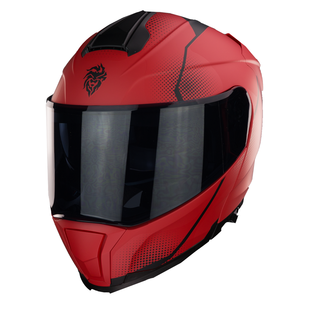 CASCO LITIO ZURF ROJO Cascos KOV + de motociclista