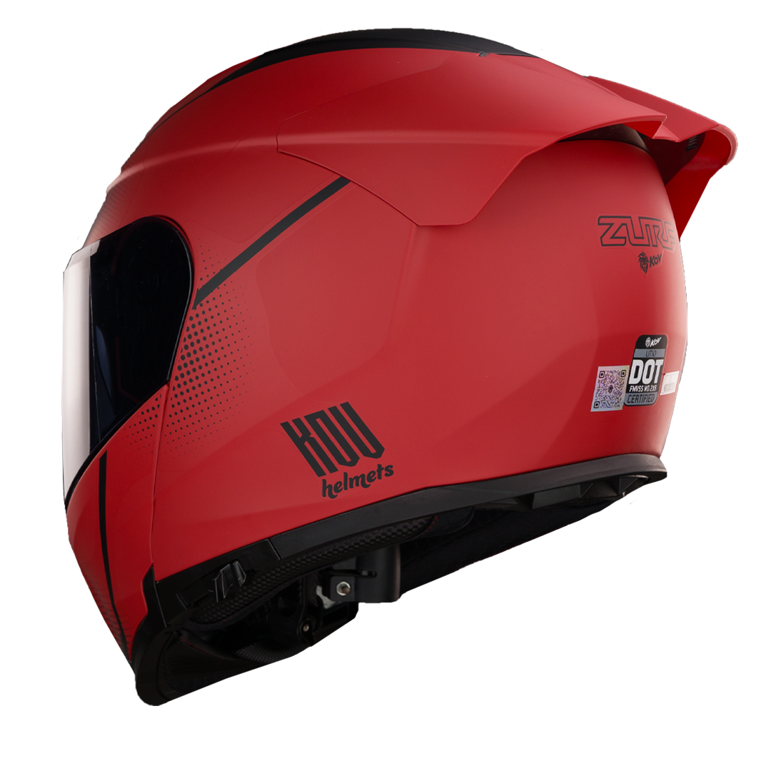 CASCO LITIO ZURF ROJO Cascos KOV + de motociclista