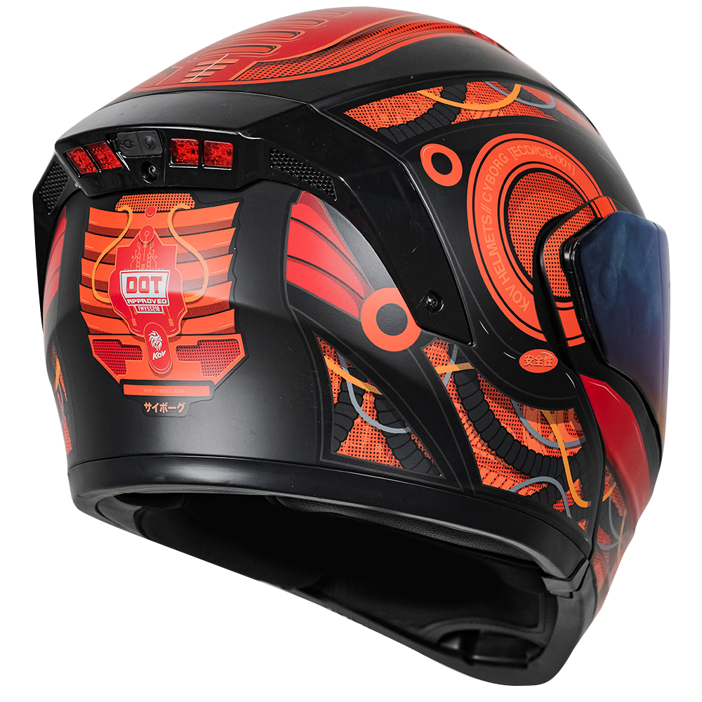Casco Zero Casco Kov Con Luz Led Cascos Kov Luz Led Para Casco De